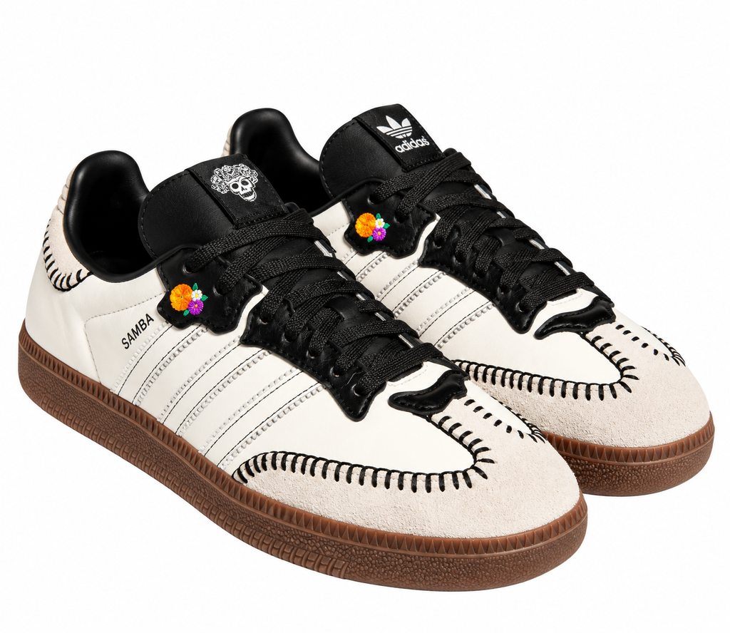 Día de los Muertos Samba – White / Black