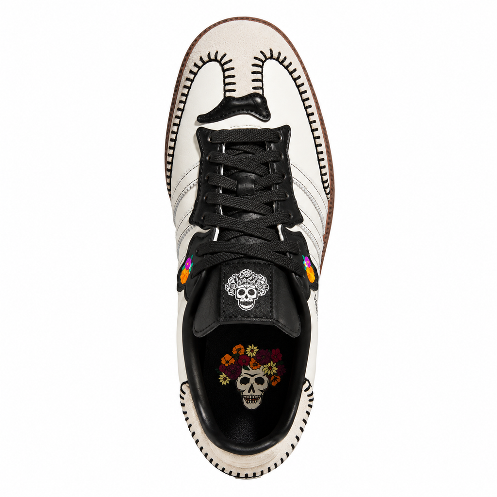 Día de los Muertos Samba – White / Black