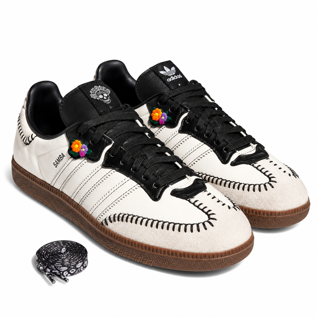 Día de los Muertos Samba – White / Black