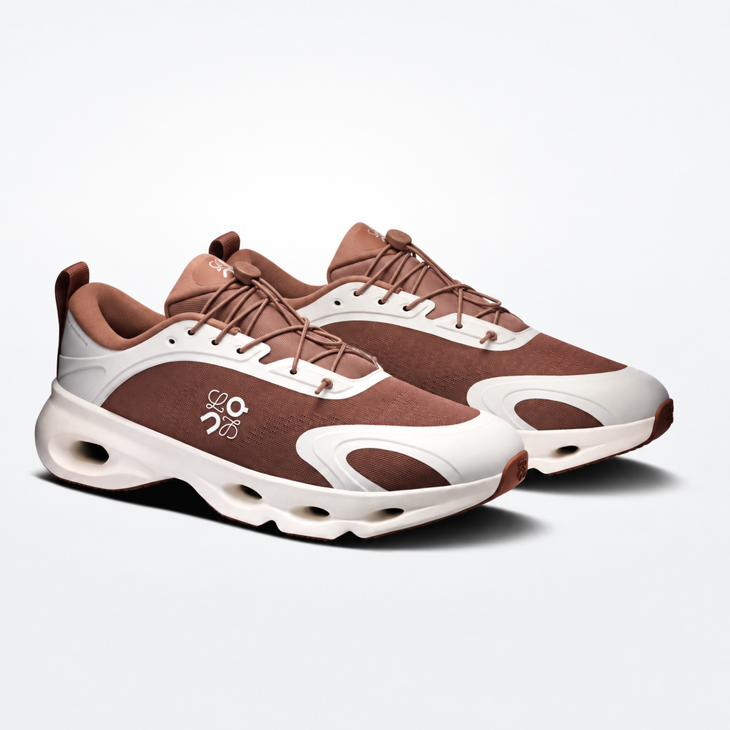 LOEWE × On Cloudsolo – Dark Sand / Cream