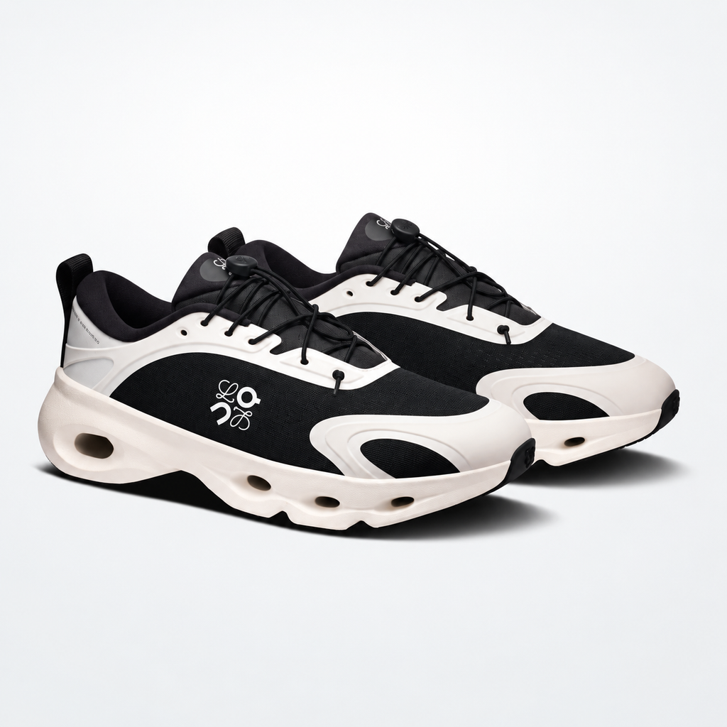 LOEWE × On Cloudsolo – Black / White