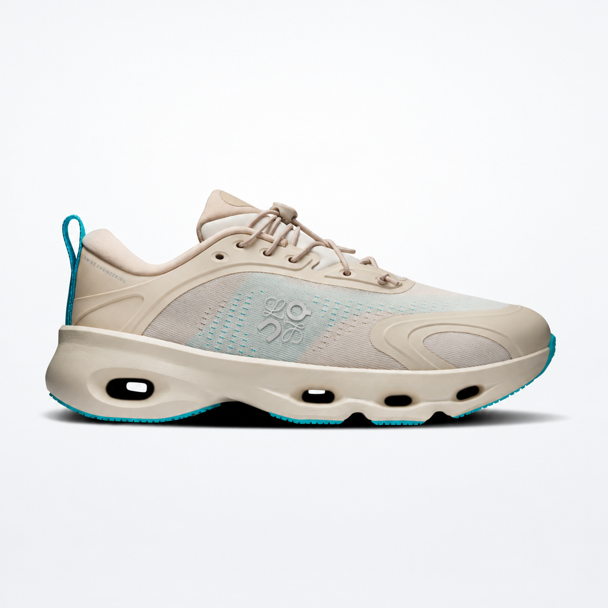 LOEWE × On Cloudsolo – Sand / Turquoise