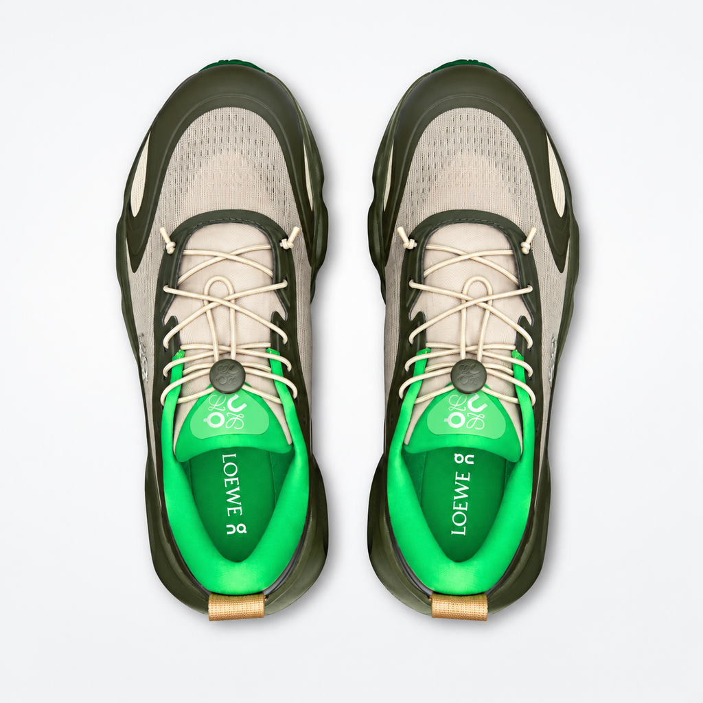 LOEWE × On Cloudsolo – Khaki Green / Sand